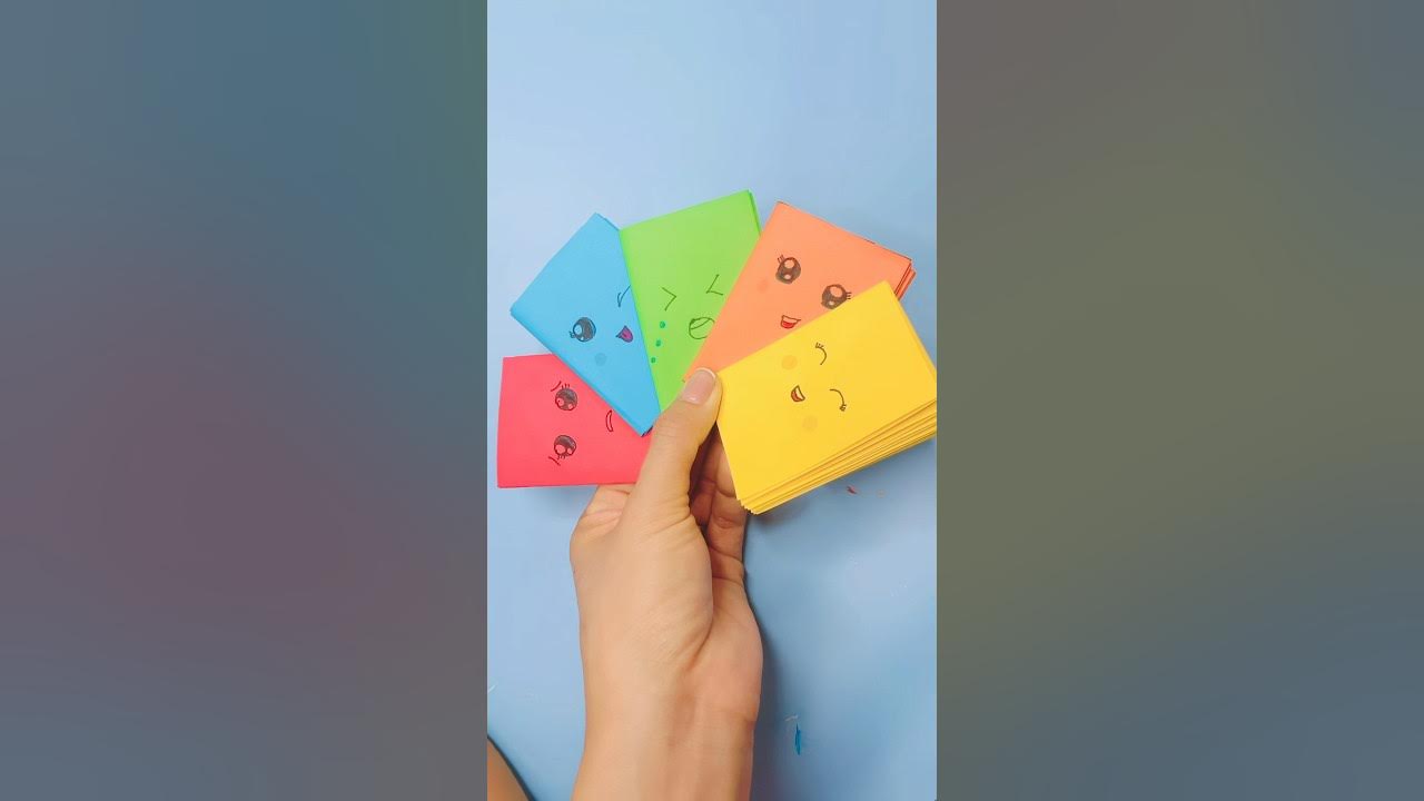 how-to-make-cute-mini-book-without-glue-art-craft-diy