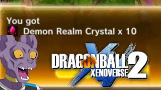The Best Way To Get Demon Realm Crystals|Dragon Ball Xenoverse 2