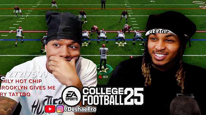 DDG & Deshae Wager For $10,000 in College Football 25!