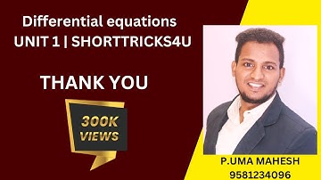 Differential equations ll UNIT-1 ll తెలుగులో10 Marks Important Questions l#Shorttricks4u​