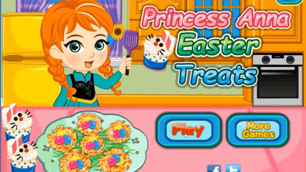 Princess Anna Eatser Cakes -Best Kids Game-New Easter Game