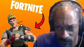 Snoop Dogg Plays Fortnite (Rage Quits)