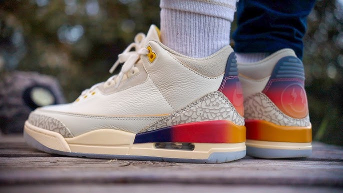 2023 J Balvin x Jordan 3 SP “Medellín Sunset” on-feet