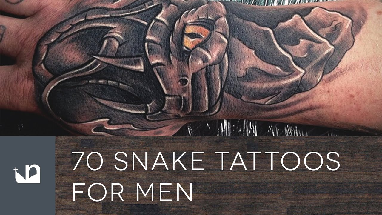 70 Snake Tattoos For Men YouTube
