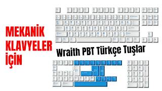 Mekanik Klavyeler İçin Wraith PBT Türkçe Tuş Takımı - HyperX Klavyede Kullandım