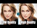 How to depixelate images And Convert Into High Quality Photo in Photoshop