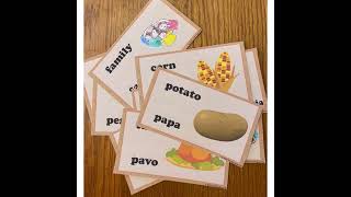 Thanksgiving Vocabulary in English and Spanish Thanksgiving Vocabulary in English and Spanish