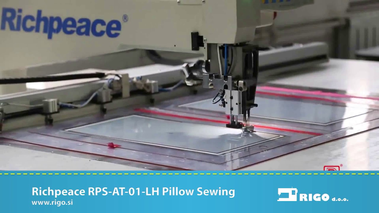 Richpeace RPS01LH Automatic Pillow Sewing Machine YouTube