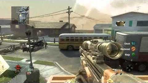 Black Ops Quick Scoping 1v1 Nuketown Against iWonderYuDied
