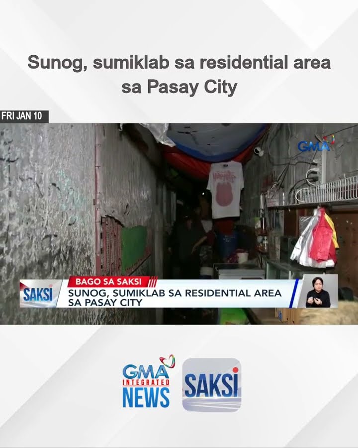 Sunog, sumiklab sa residential area sa Pasay City | Saksi