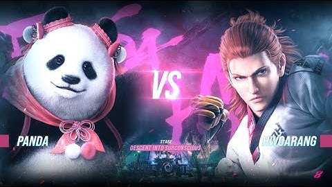 Tekken 8 Panda vs Hwoarang CPU vs CPU