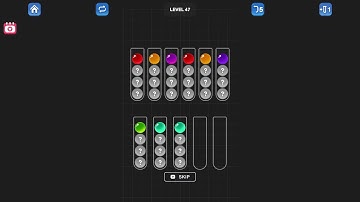 Ball Sort Puzzle - Color Game Level 47 Solution (Android)