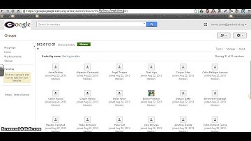 Google groups tutorial