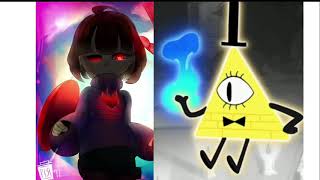 Glitchtale Frisk Vs Bill Cipher Stronger Than You