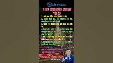 7 biểu hiện chồng rất rất yêu vợ #TốtPhone #TotPhone #suckhoe #cuocsong #ChonChuanDungTot