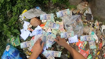 Nhặt được tiền ở bãi rác trong bao lì xì tết 2024 | Vua Bãi Rác