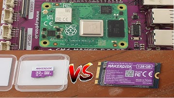 Raspberry Pi OS - Class 10 microSD vs NVMe SSD