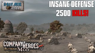 INSANE DEFENSE [2500kills] | Company Of Heroes Blitzkrieg Mod