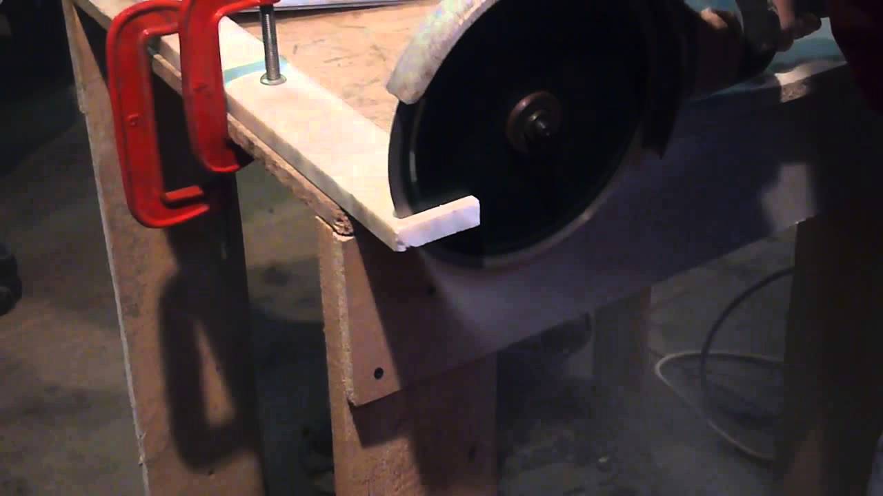 Резка мрамора турбированным алмазным диском KEOS Standart - YouTube