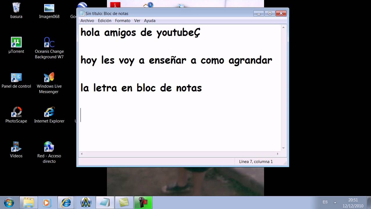 Agrandar la letra Agrandar la letra