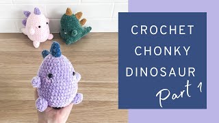 🦖 🧶 how to knot a lovey! Crochet Dino! #amigurumi #crochetting