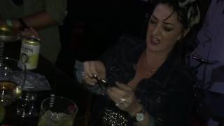 Glitter Lips Ruby Slippers demo in Las Vegas