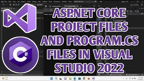 Asp.net core Project Files and Program cs File | Asp.net Core tutorial in visual studio 2022