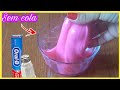 COMO FAZER SLIME DE PASTA DE DENTE E SAL/SEM COLA/SEM ATIVADOR/SEM BÓRAX/SEM TÊNIS PÉ