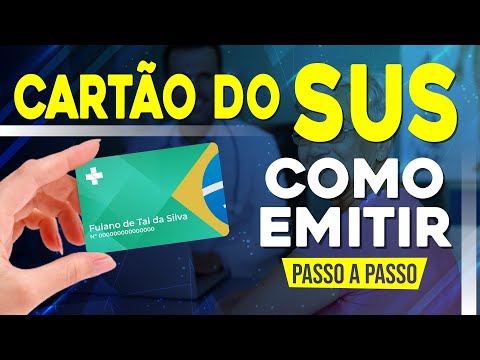 CARTÃO DO SUS DIGITAL - Como emitir - Passo a Passo