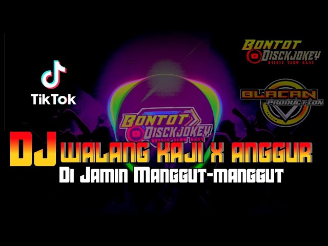 DJ Tik tok || WALANG KAJI X ANGGUR || Auto Goyang by Bontot Disckjokey class=
