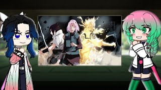 Hashiras react to Tanjiro as Sasuke Uchiha Part 16 (Au) War Arc