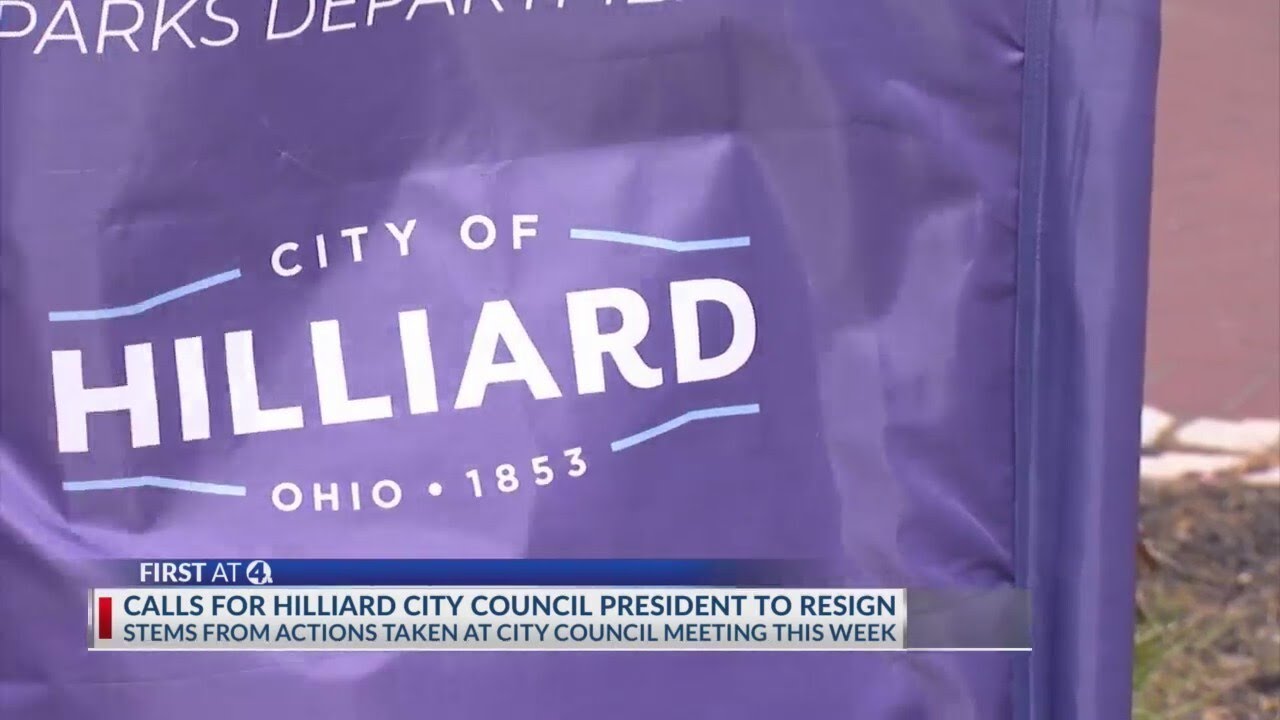 Calls for Hilliard City Council President to resign - YouTube