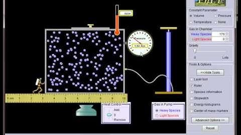 Gas Properties: Online Lab Simulation/Demonstration - Free IIT JEE Coaching Video