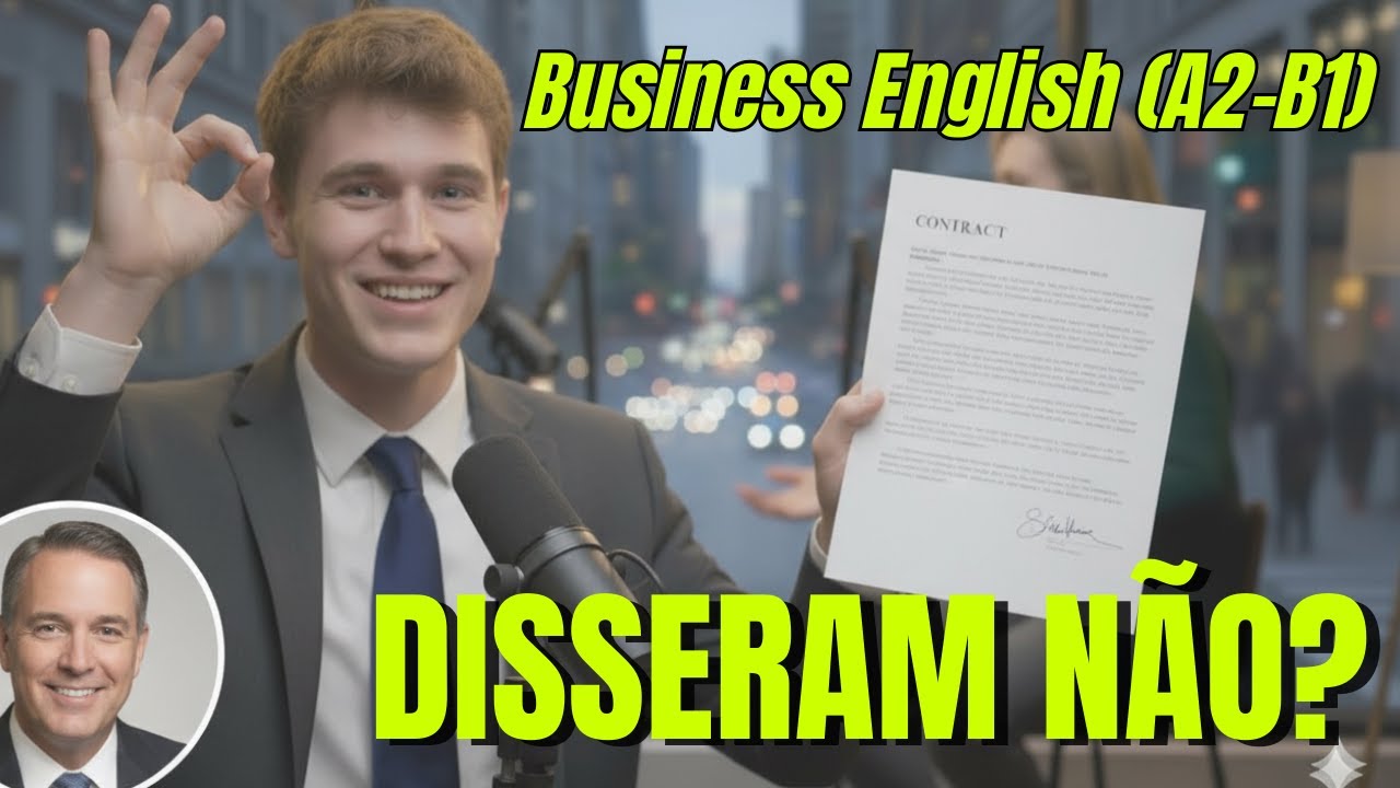 Aprender Ingles: Negociar benefícios após um NÃO | Business English (A2-B1)