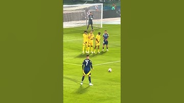 Thumbnail of Ronaldo's 1st Freekick Of The Season 😳  #football #ronaldo #shorts #freekick