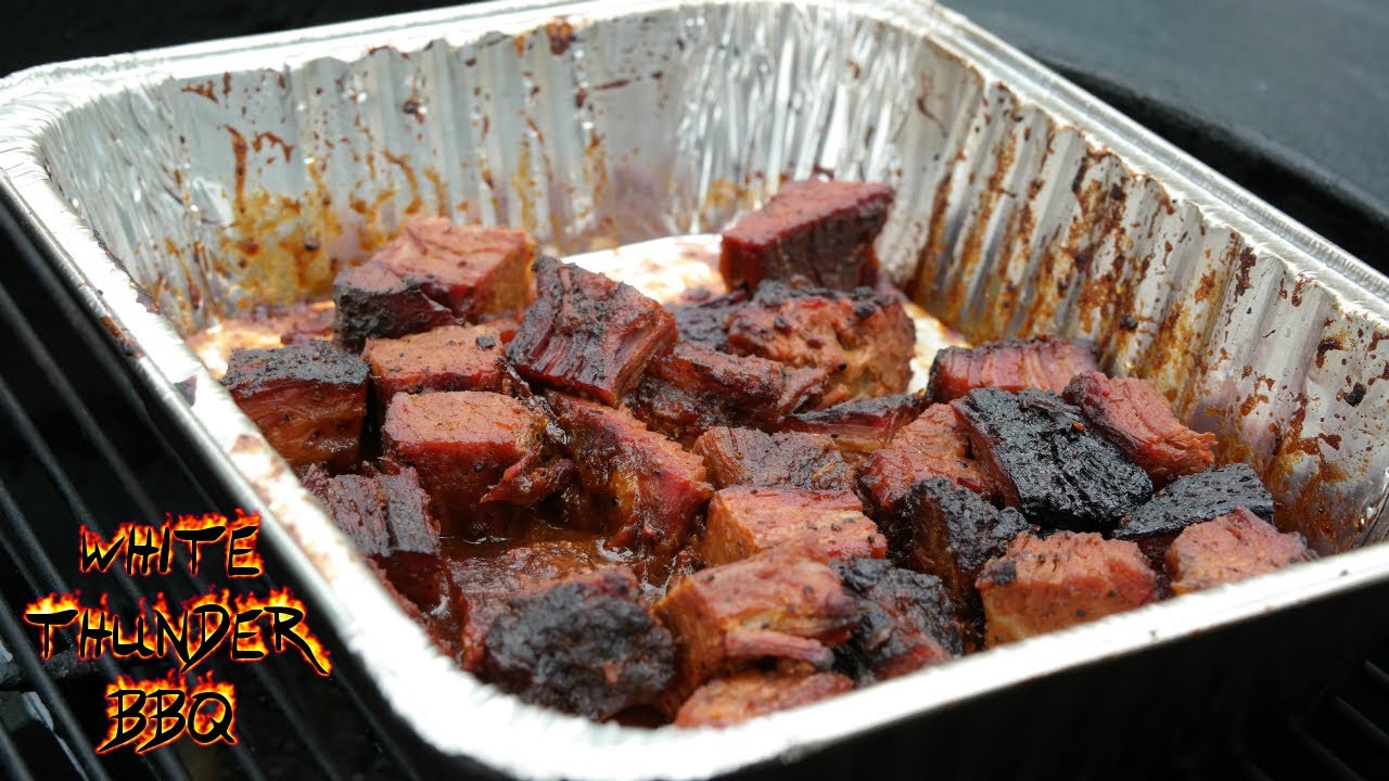 How to Make Burnt Ends  Smoked Beef Brisket Burnt Ends