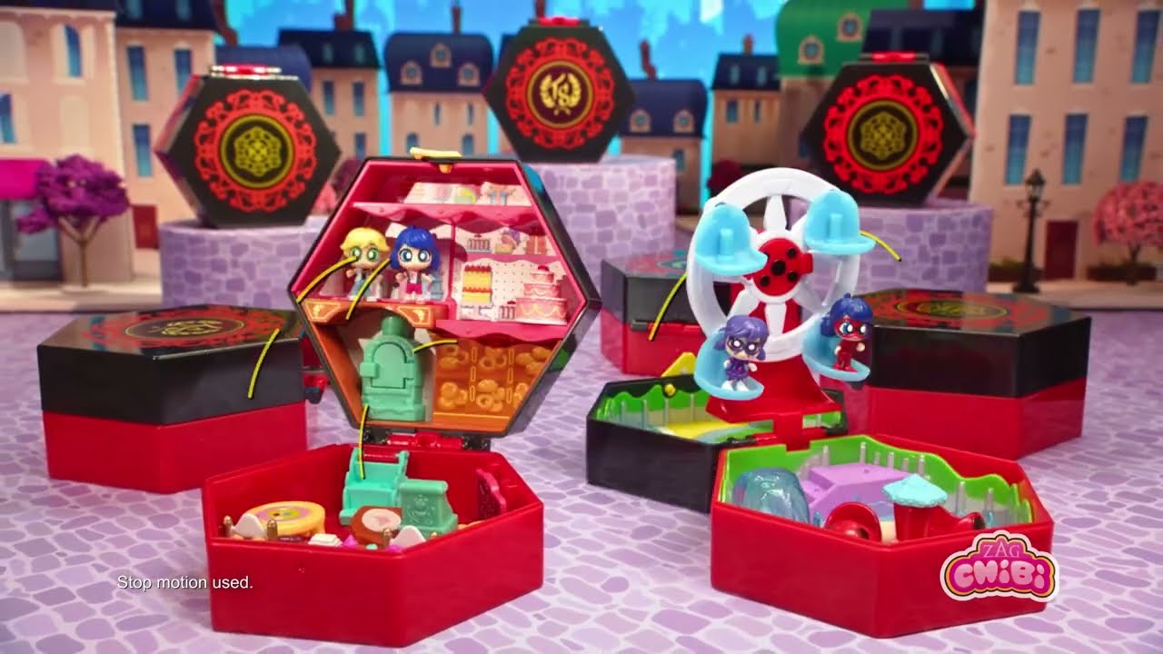  Miraculous Chibi Boulangerie: Cakes & A Crush Miracle Box  Playset : Toys & Games