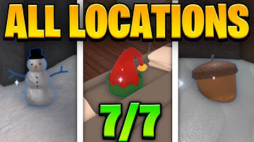 How To FIND ALL 7 ITEM LOCATIONS In MURDER MYSTERY 2! - (SANTA
