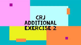CRJ Additional exercise 2