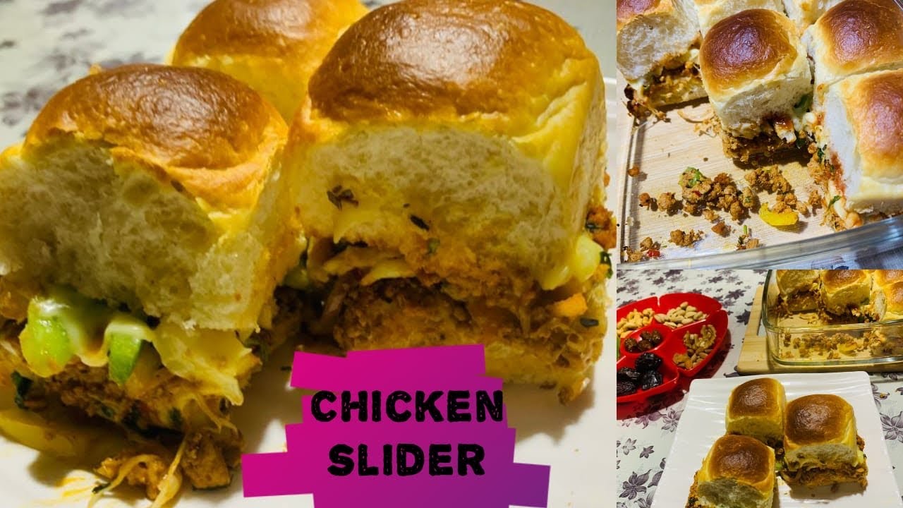 Ifthar special|| cheesy chicken slider|| easy recipe|| Echamas cookbook