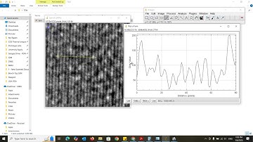 ImageJ Tutorial: Determining Atomic Plane Distances in HR-TEM Images with FFT function