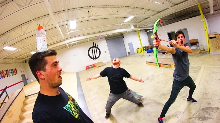 EPIC BOW AND ARROW TRICK SHOTS!