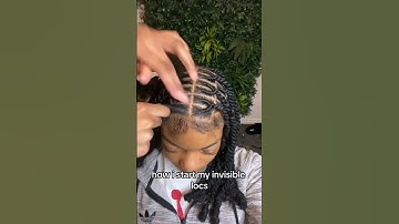 ⭐️How To Start Invisible Locs ⭐️ #shorts #trending #tutorial #diy #locs