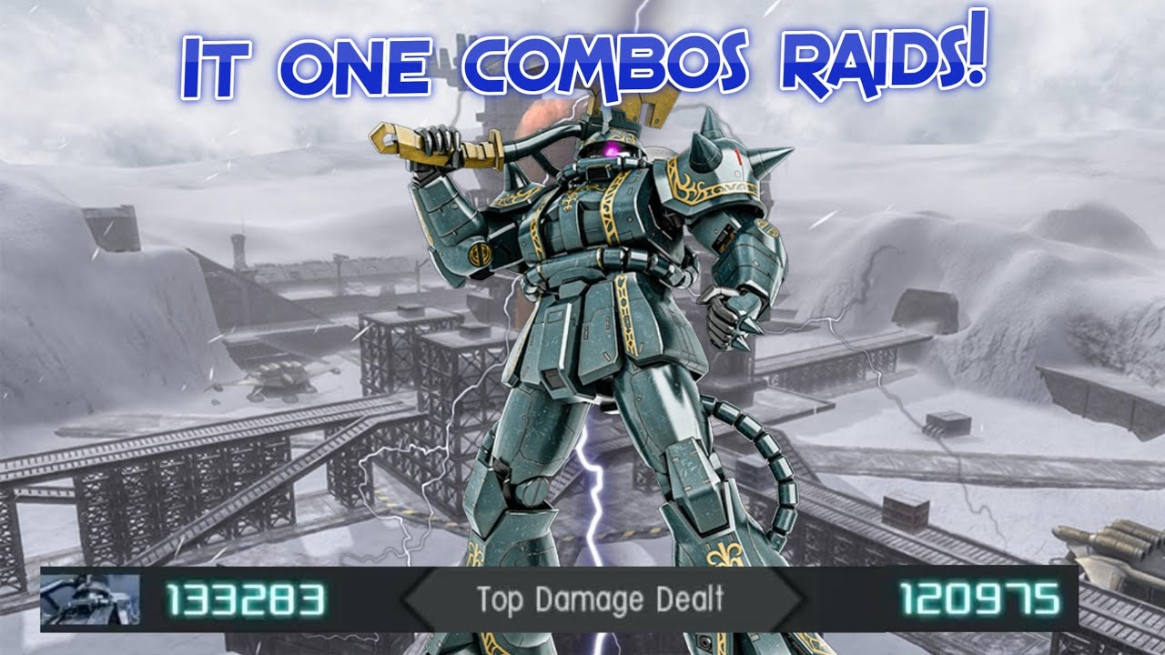 GBO2 Zaku II Dozle Zabi Custom: It one combos raids! - YouTube