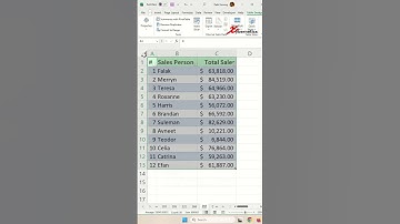 How do I make an automatic table sort in Excel? - Excel Tip and Tricks