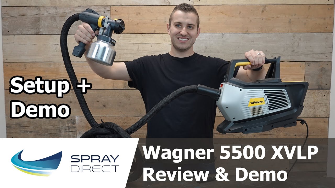 - Demo Review, FinishControl Sprayer XVLP & YouTube Wagner Setup 5500