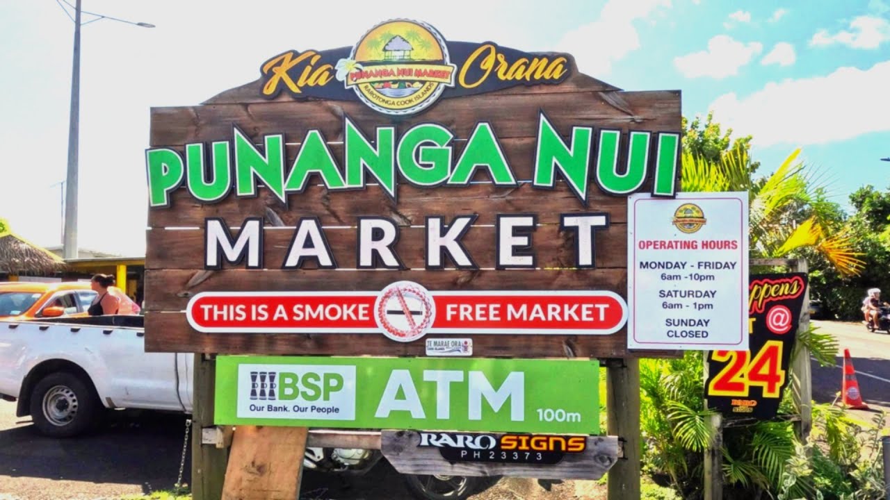 Раротонга – субботние рынки Пунанга Нуи и ужин в рыбном фургоне Vibe.