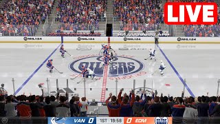 NHL LIVE🔴 Vancouver Canucks vs Edmonton Oilers | Game 3 - 12th May 2024 | NHL Full Match - NHL 24