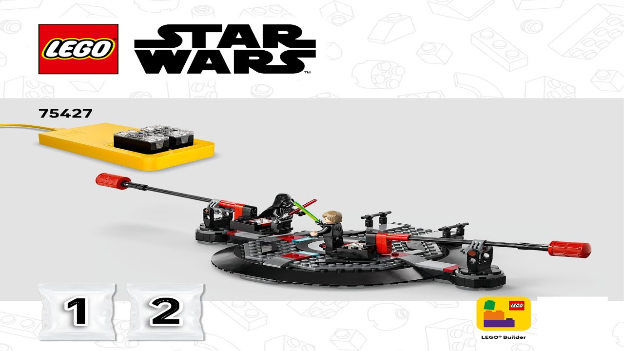 LEGO Instructions - Star Wars - 75427 - Throne Room Duel & A-wing