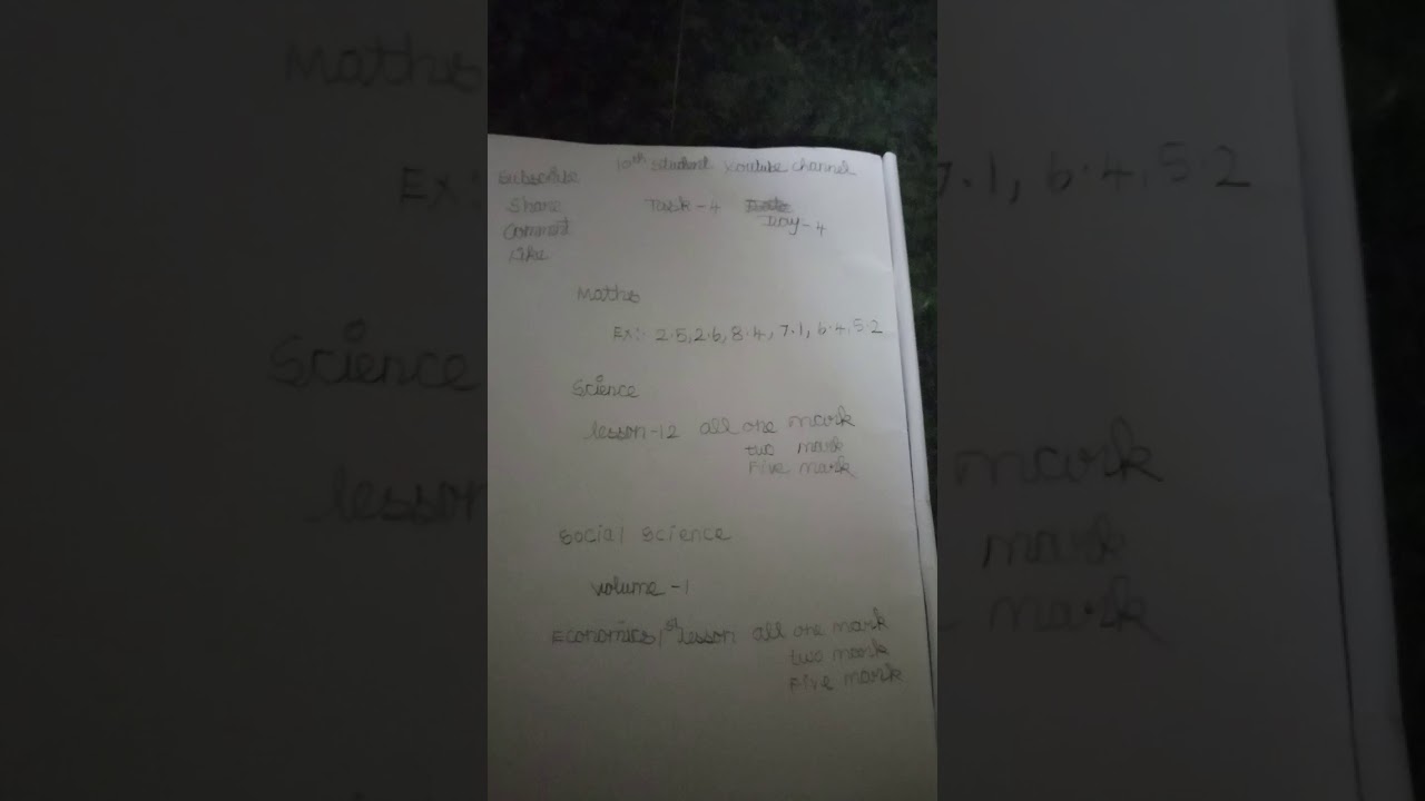 10 th public exam  task 4 day 4